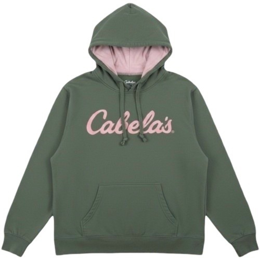 Cabelas Pullover Pocket Long Sleeve Sweatshirt Hoodie Womens L